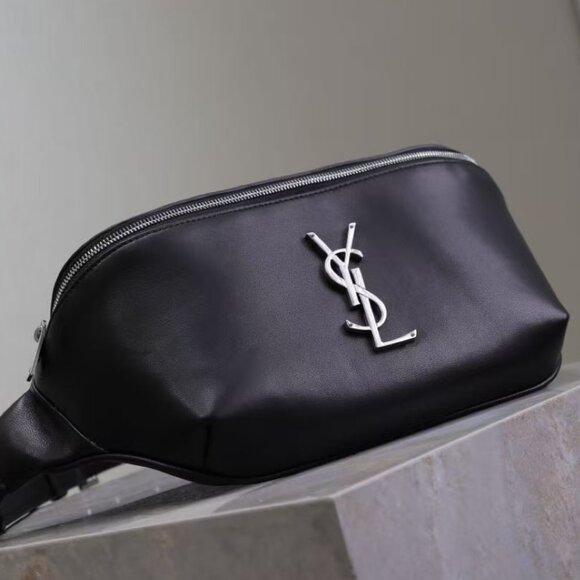 Saint Laurent Paris Crossbody Belt Bag Men Bags Belt Bags Briefcases Wall Black - Picture 2 of 8